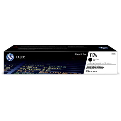 HP 117A alkuperäinen musta laservärikasetti, 1000 sivua, Musta, 1 kpl