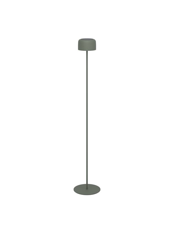 Roccanova-L aurinko-LED-terassivalaisin, vihreä, korkeus 120 cm
