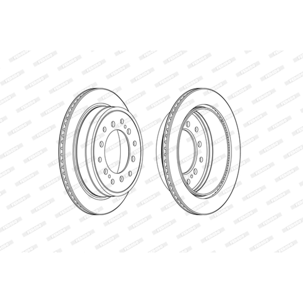 Jarrulevy FERODO DDF2505C