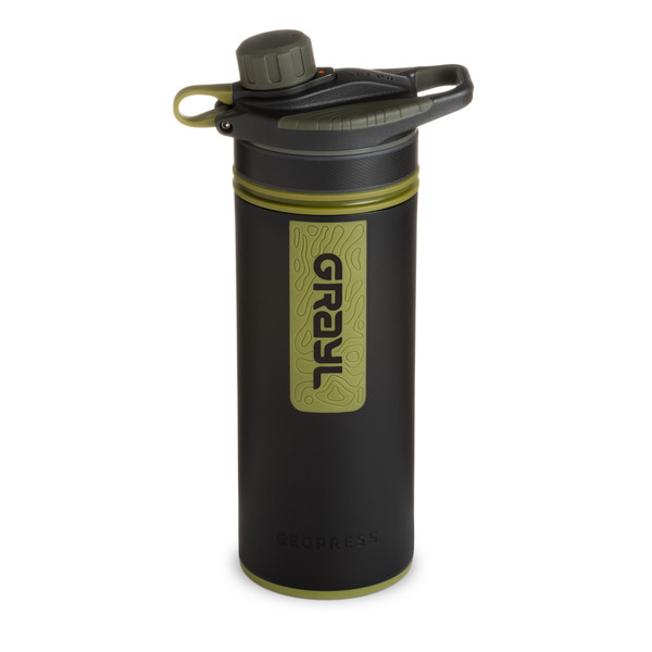 Grayl GeoPress Purifier Bottle vedensuodatin, Black Camo