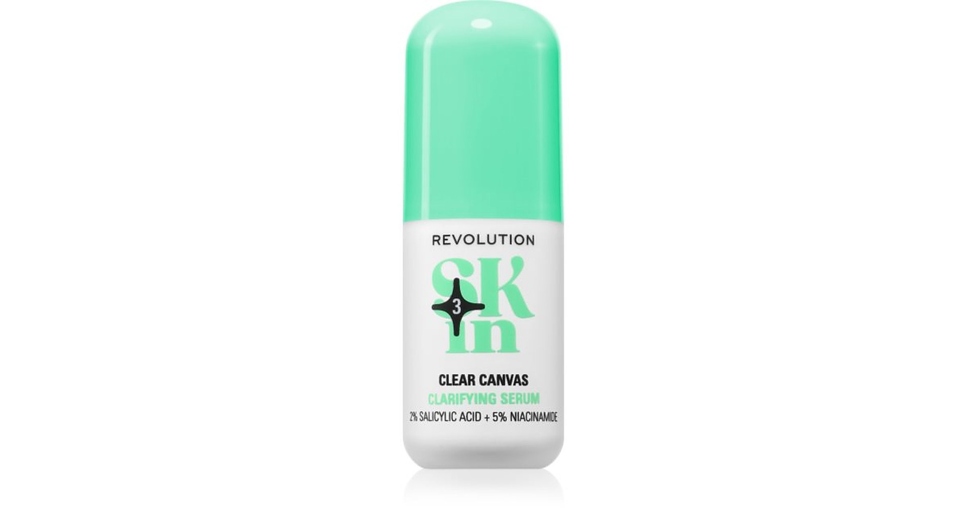 Revolution Skincare Selventää selvästi Clear Canvas Smoothing -kuoriva seerumi niasiiniamidilla 30ml