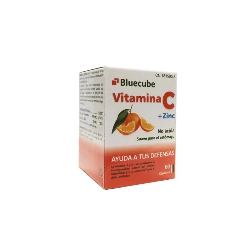 Bluecube C-vitamiini sinkki 60 kapselia
