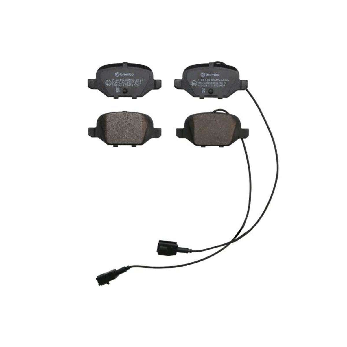 Jarrupalat, levyjarru BREMBO P 23 146