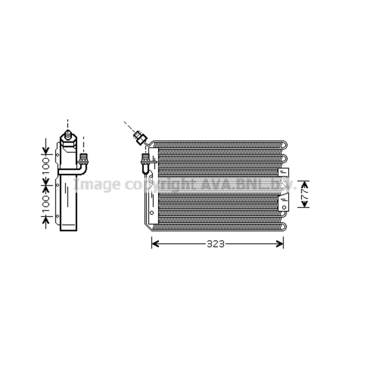 Lauhdutin, ilmastointilaite PRASCO PR5042