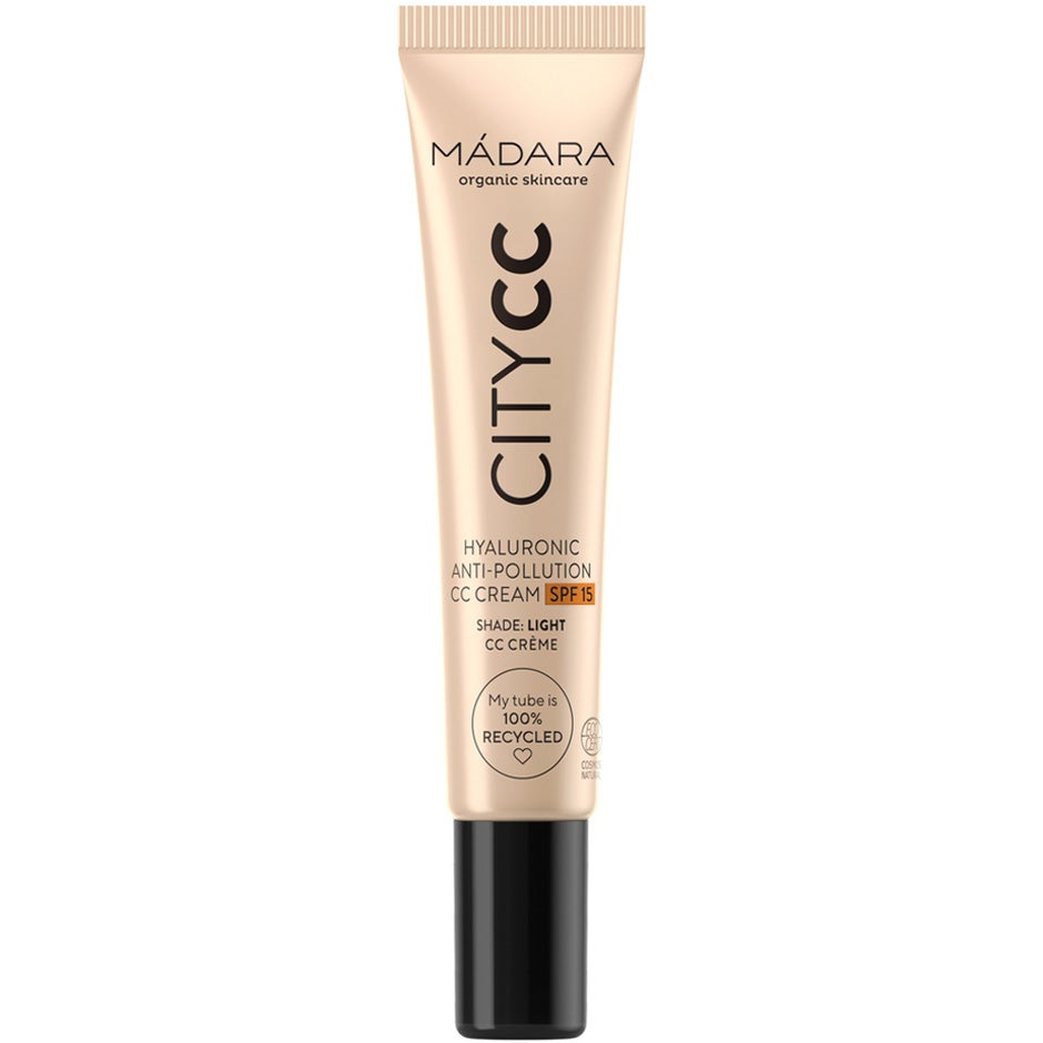 MÁDARA City CC Hyaluronic Anti-pollution CC cream SPF15 Light - 15 ml