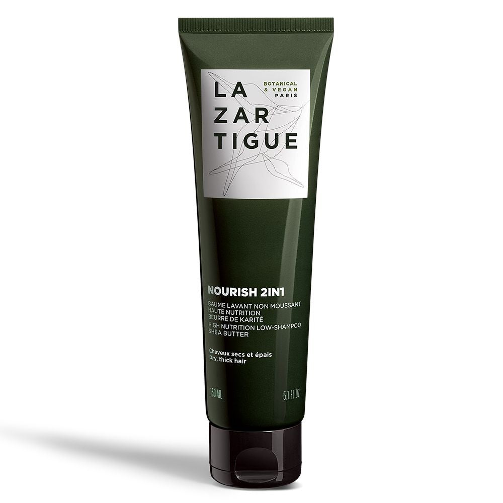 Lazartigue Nourish 2in1 vaahtoamaton puhdistava balsami korkean ravinnon karitevoi 150 ml