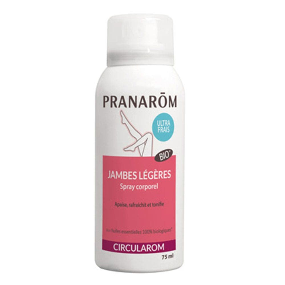 Pranarom Circularom Vartalosuihke Kevyille Jaloille 75 ml