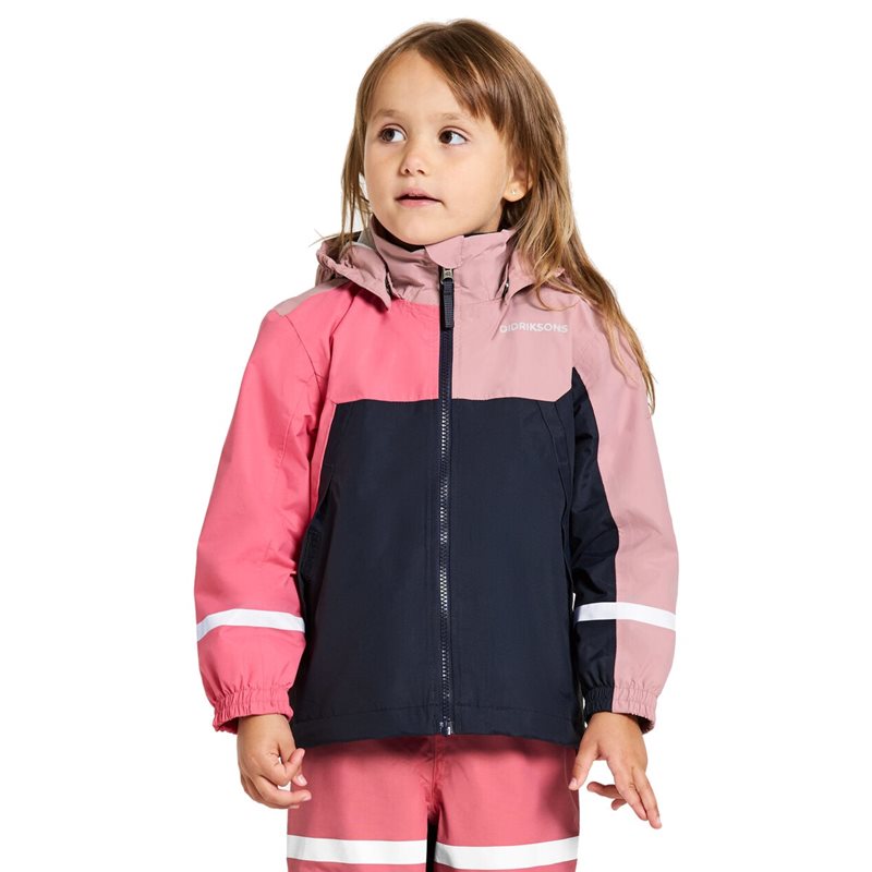 Didriksons Pilvi Kids Jkt 2 Heather Pink - 100