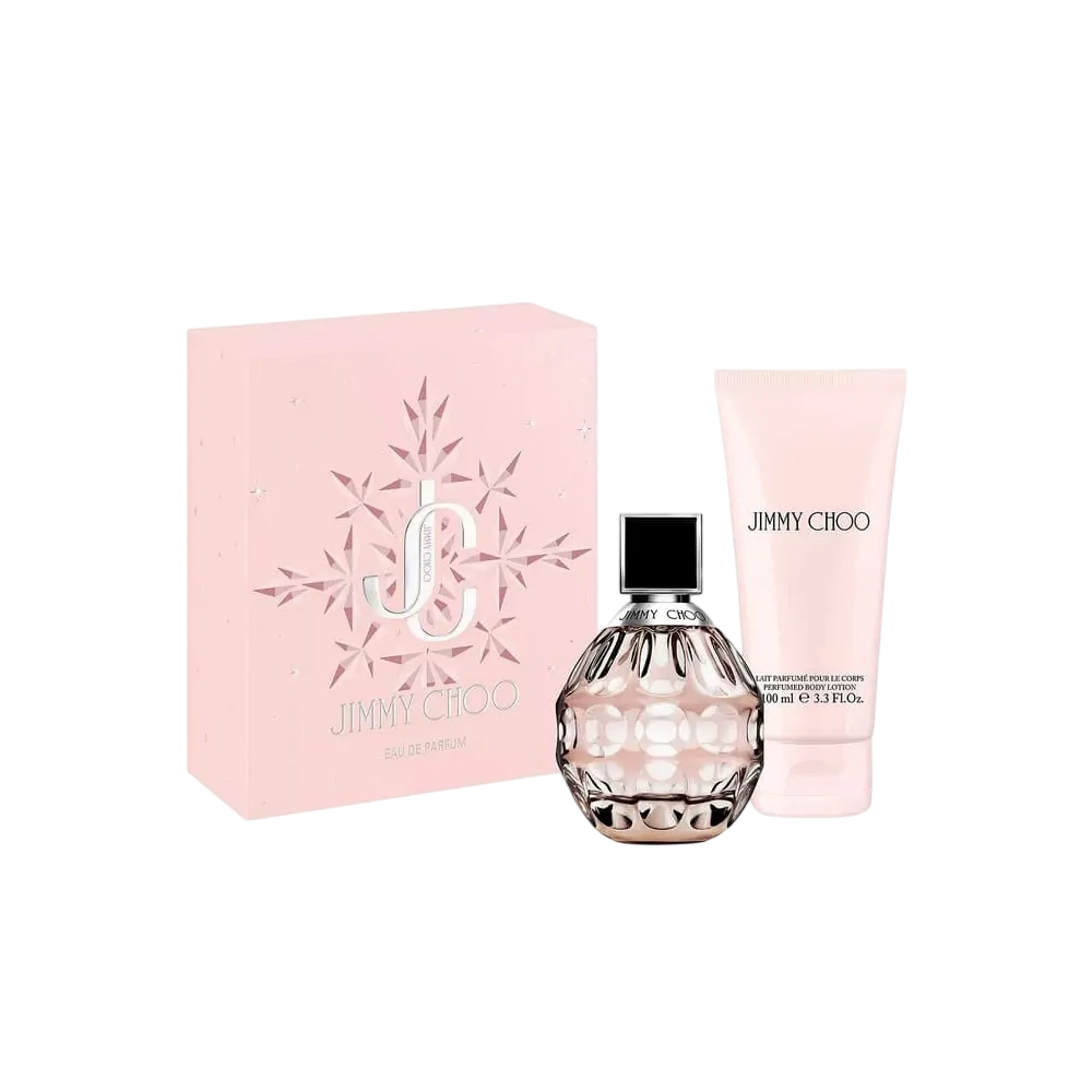 Setti Jimmy Choo: Eau De Parfum, naisille, 60 ml + Kosteuttava voide, vartalovoide, 100 ml