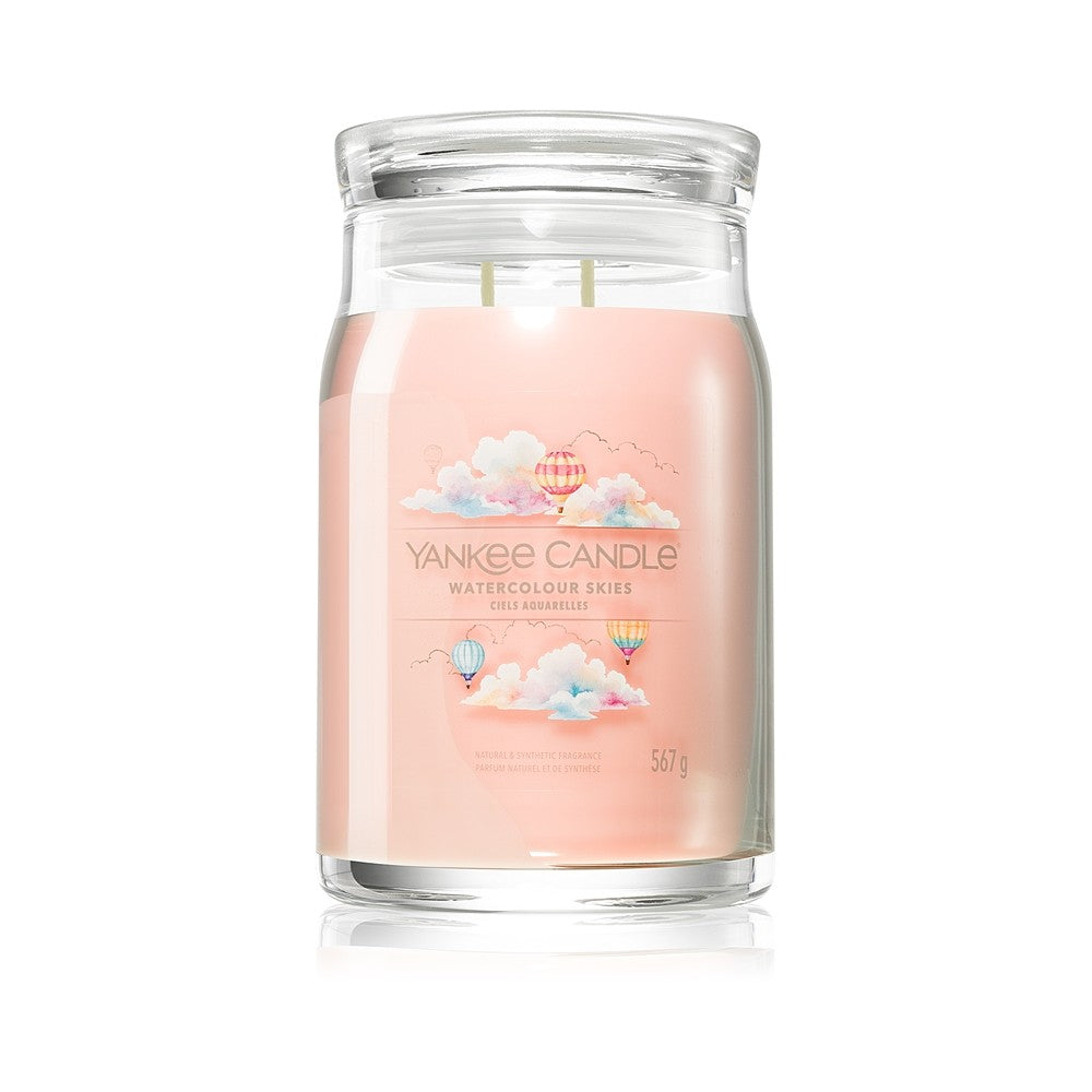 Yankee Candle Watercolour Skies Signature kynttilä - 567 g