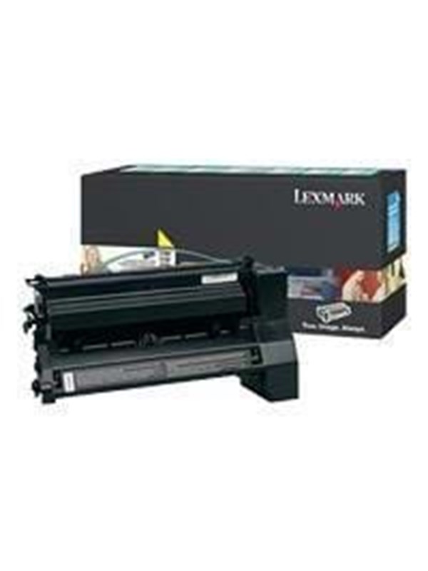 Lexmark Värikasetti keltainen, 10.000 sivua, high yield, return C780H1YG Vastaa: N/A