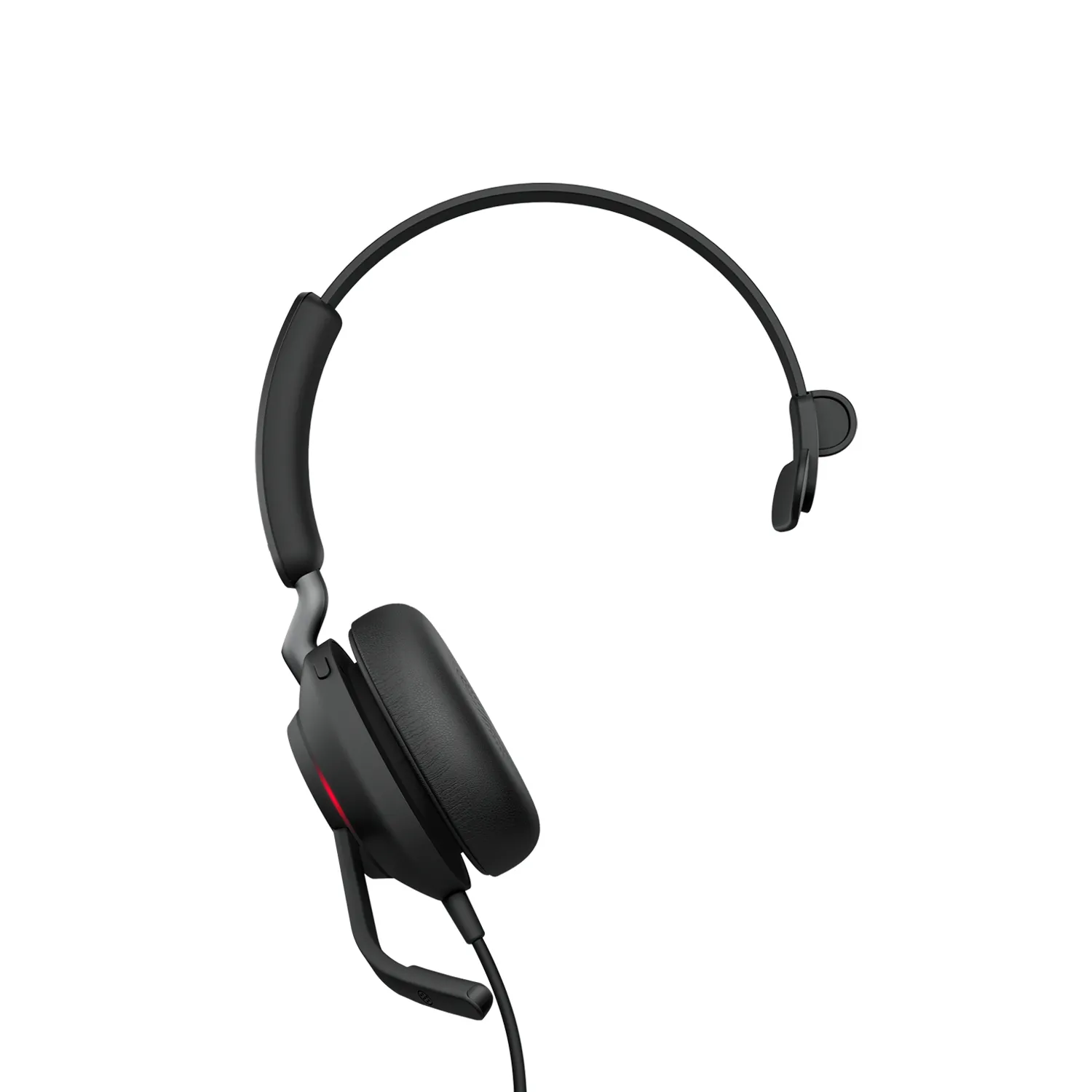 Jabra Evolve2 40 SE MS Mono -kuulokemikrofoni + USB-C- ja USB-A-kaapelit, musta