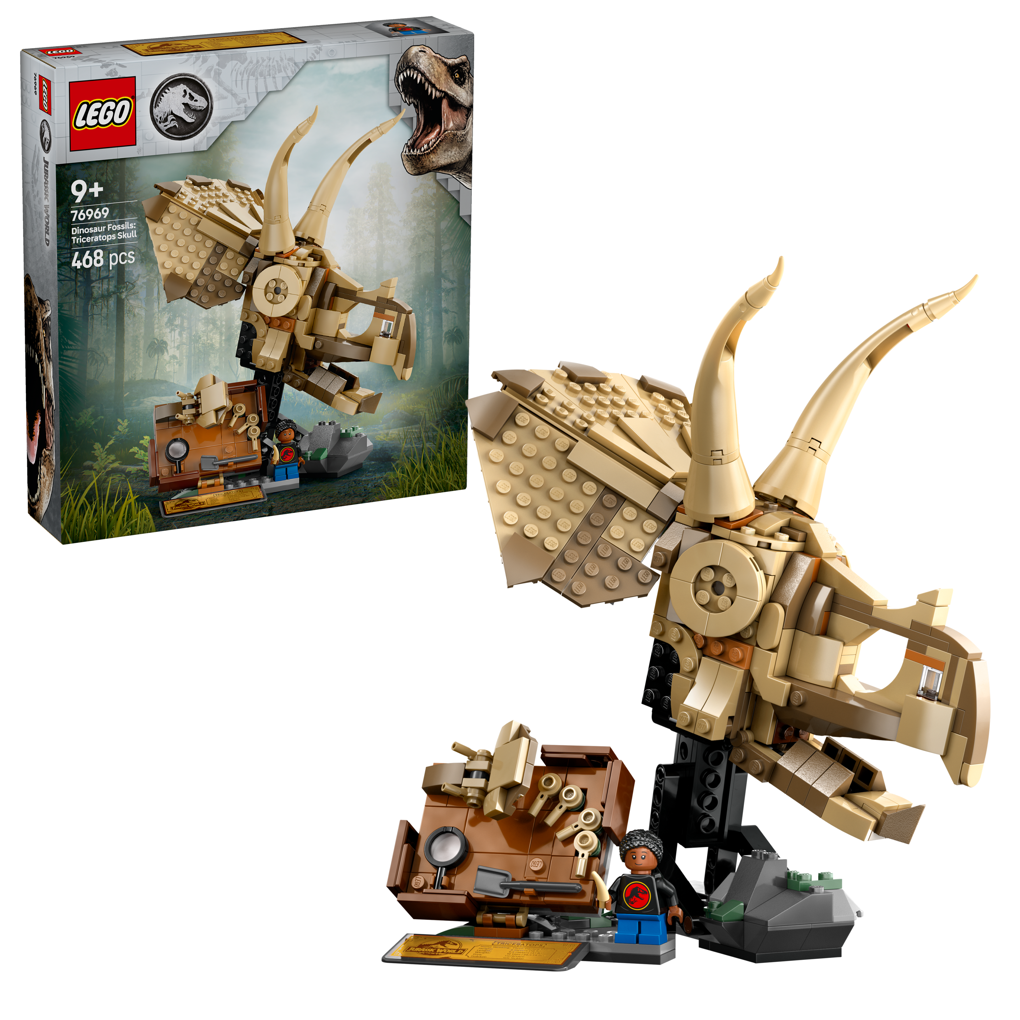 LEGO Jurassic World 76969 Dinosaurusfossiilit: Triceratopsin kallo