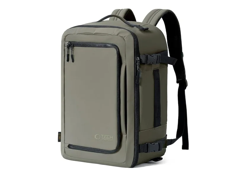 Tech-Protect Defender S50 Ryanair & Wizzair travel cabin backpack 20L 40x20x25 olive green