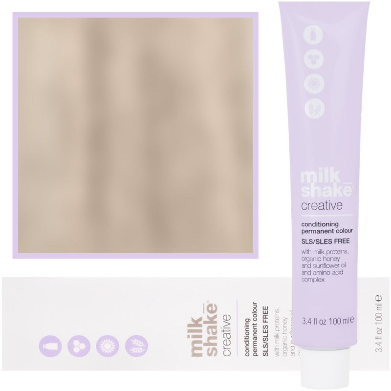Milk Shake Creative - Hiusväri 100 ml 10.1 | 10A || Vaalein platinanvaalea tuhka