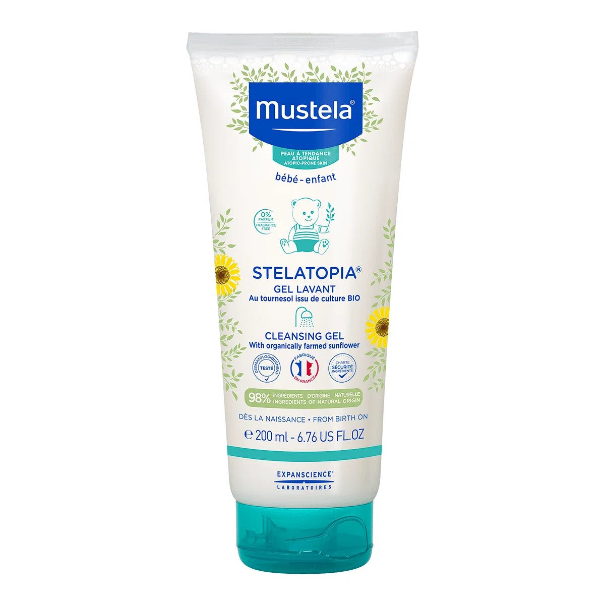 Mustela Stelatopia Bébé Cleansing Gel - Suihkugeeli - 200ml