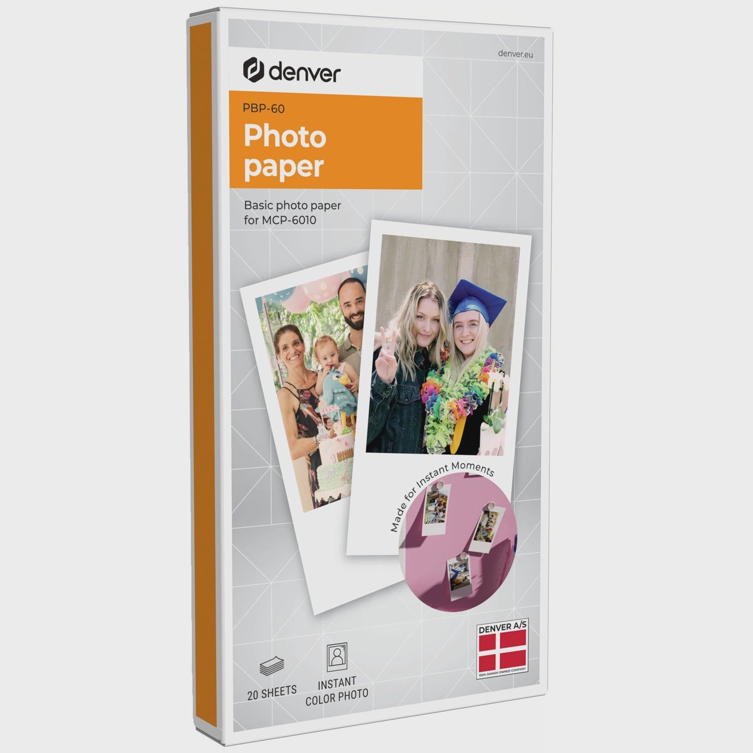 DENVER PBP-60 - Basic photo print paper for Denver MCP-6010 printer