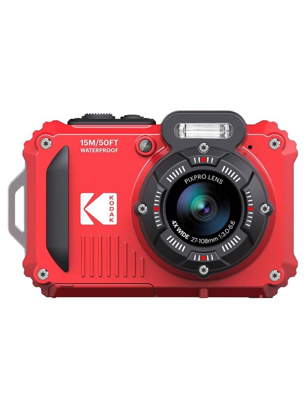 Kodak Digital Camera Pixpro WPZ2 4x WP 16MP wifi Red