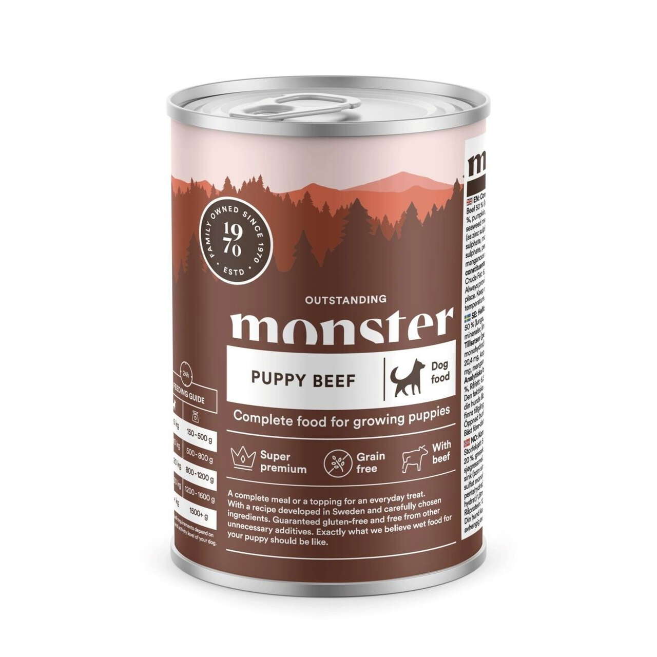 Monster Dog Puppy Beef 400g