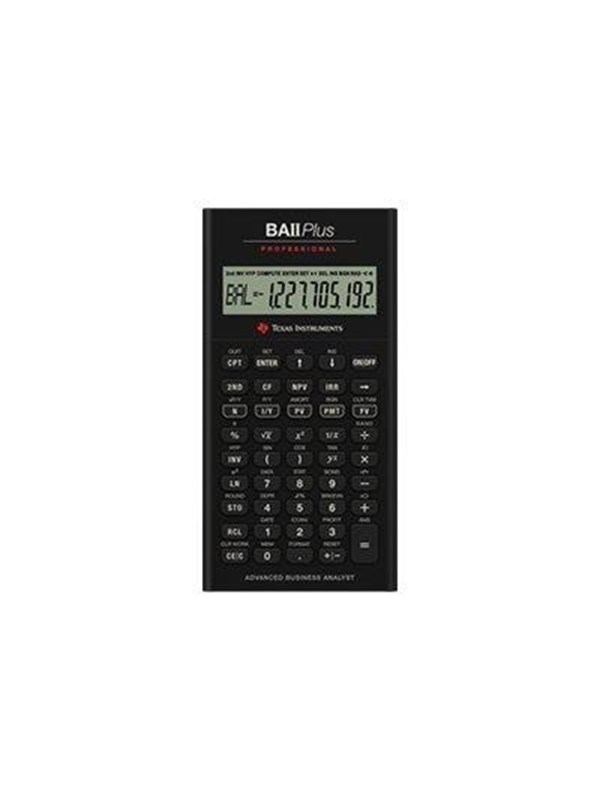 Texas Instruments BAII PLUS PROFESSIONAL - financial calculator