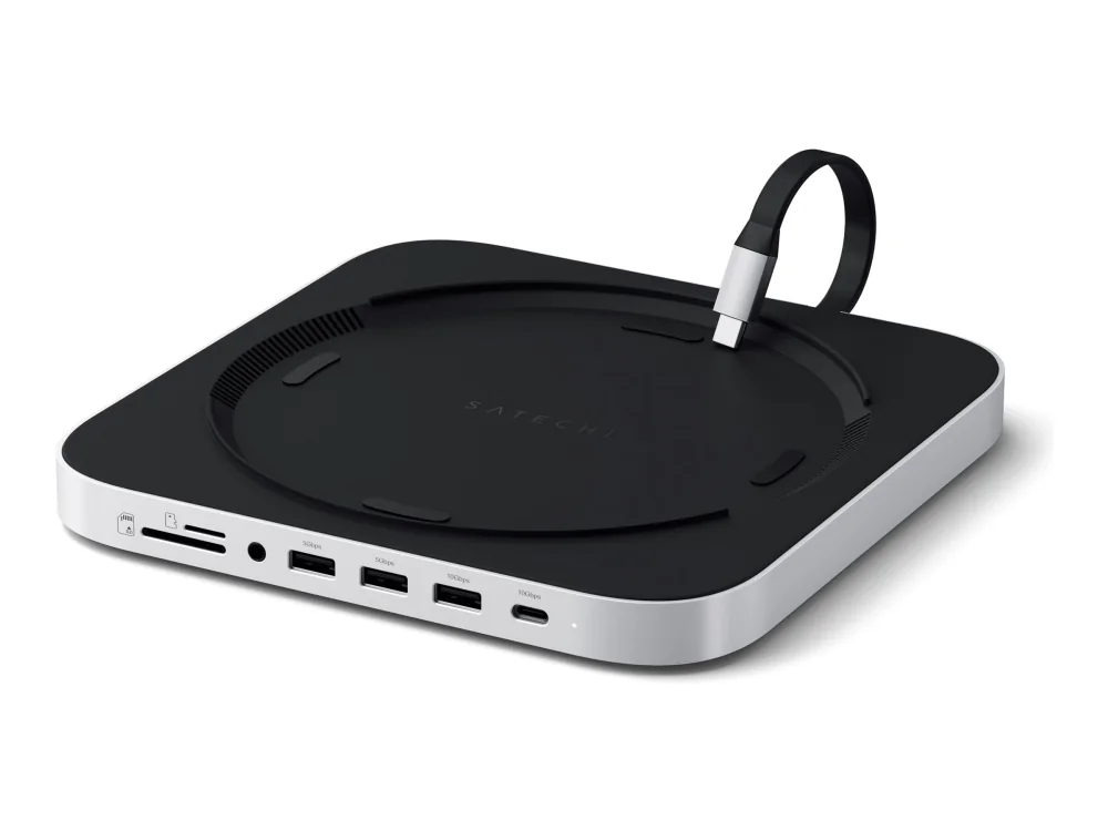 Satechi Stand & Hub For Mac Mini / Studio With NVMe SSD Enclosure