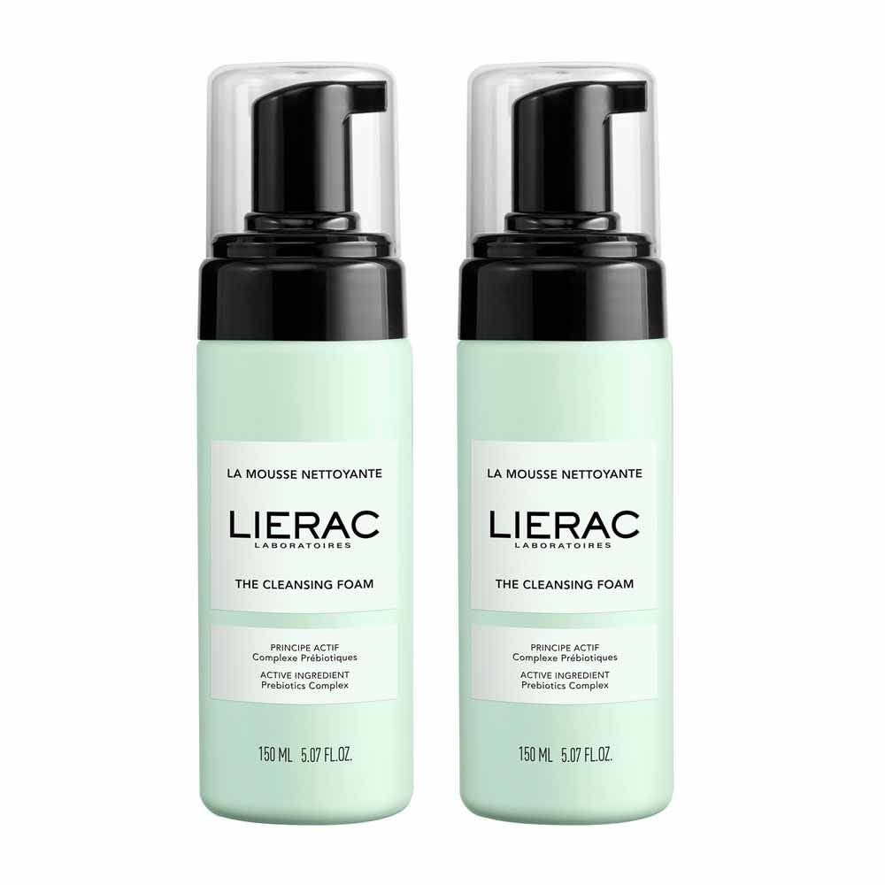 Lierac Make-up Remover Cleansing Mousse kaikille ihotyypeille 2x150ml