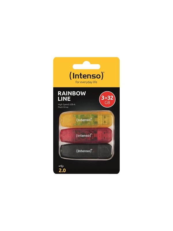 Intenso Rainbow Line 32GB Triple pack Intenso