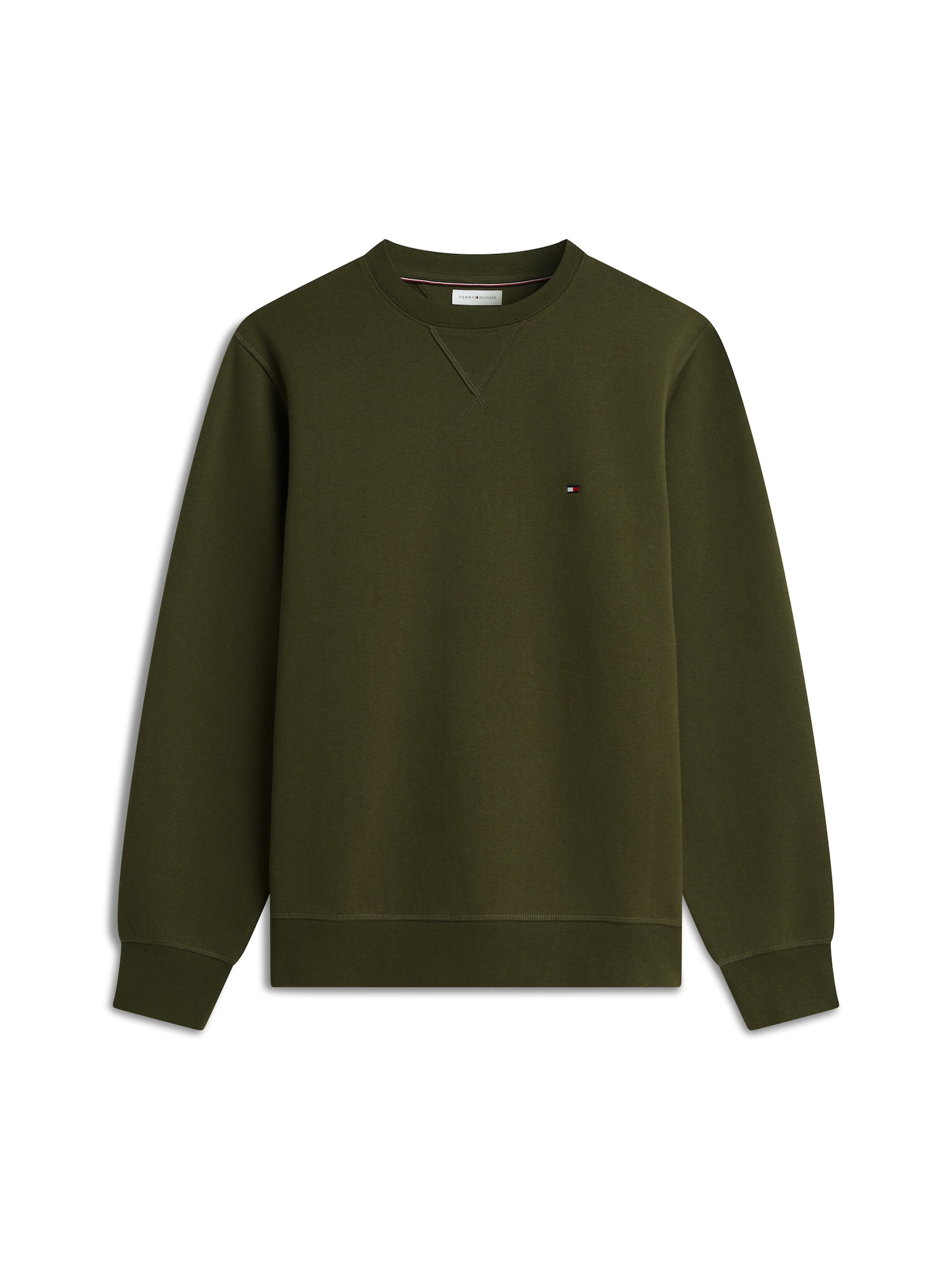 TOMMY HILFIGER Collegepaita 'ESS SEASONAL'  oliivi