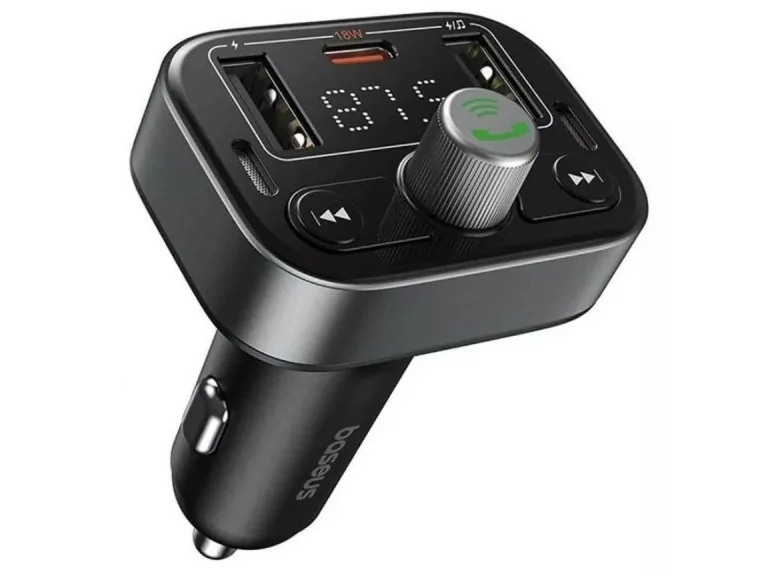 Baseus SUP0003754, Digitaalinen, FM, 87,5 - 108 MHz, LED, Bluetooth, Tupakansytytin