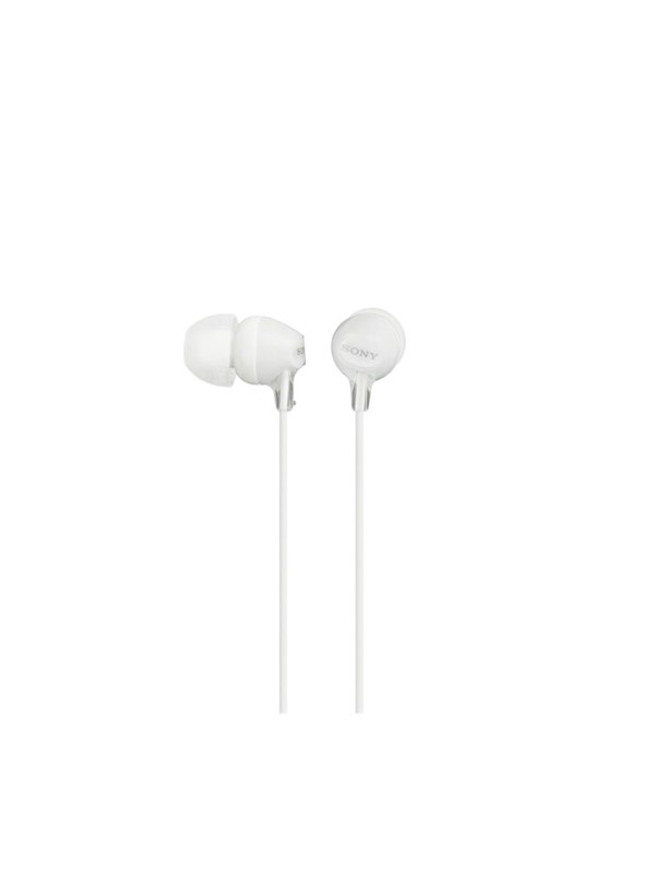 Sony MDR-EX15AP - In-Ear - Mikrofoni - Valkoinen