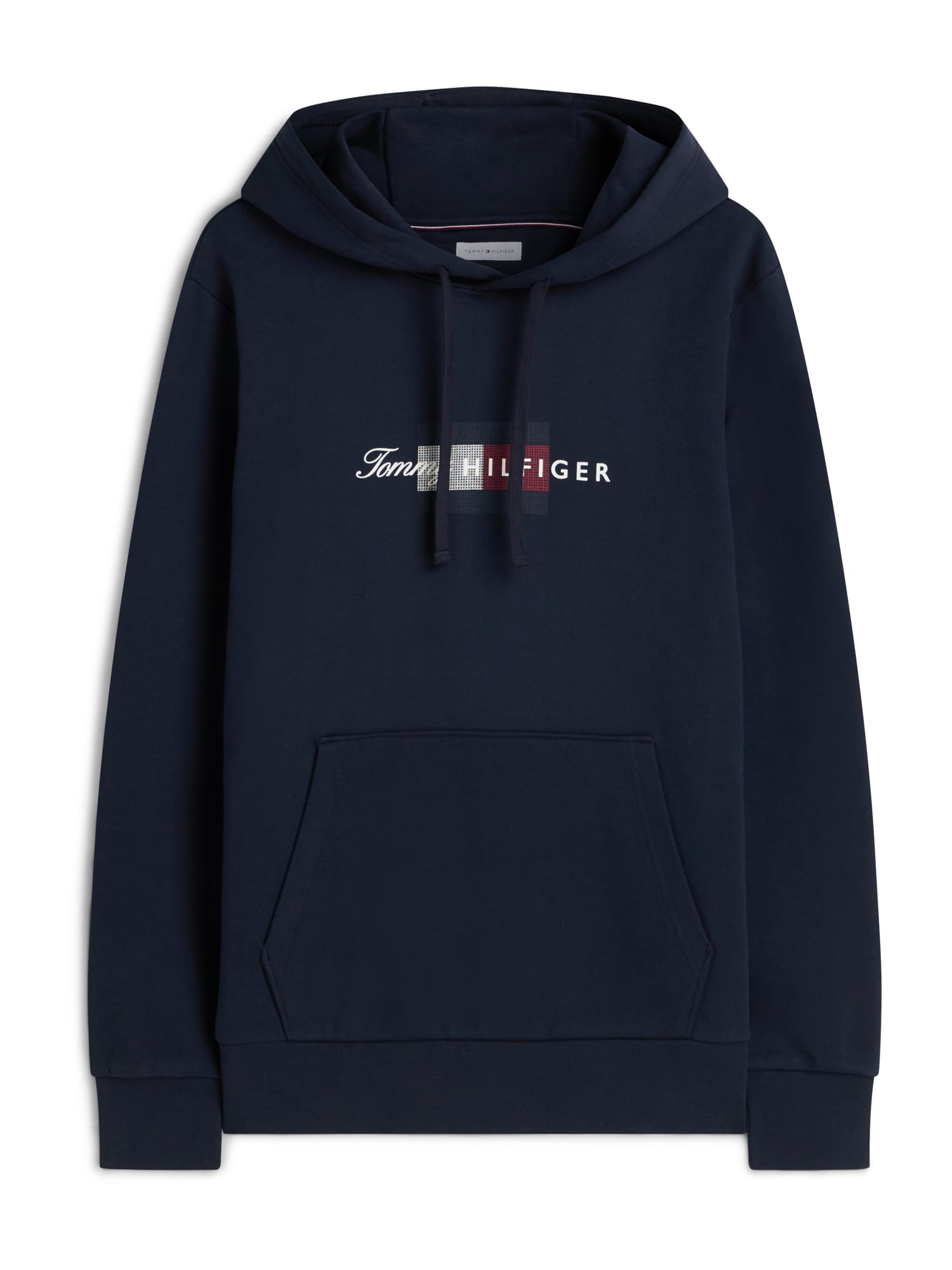 TOMMY HILFIGER Collegepaita laivastonsininen / burgundin punainen / valkoinen