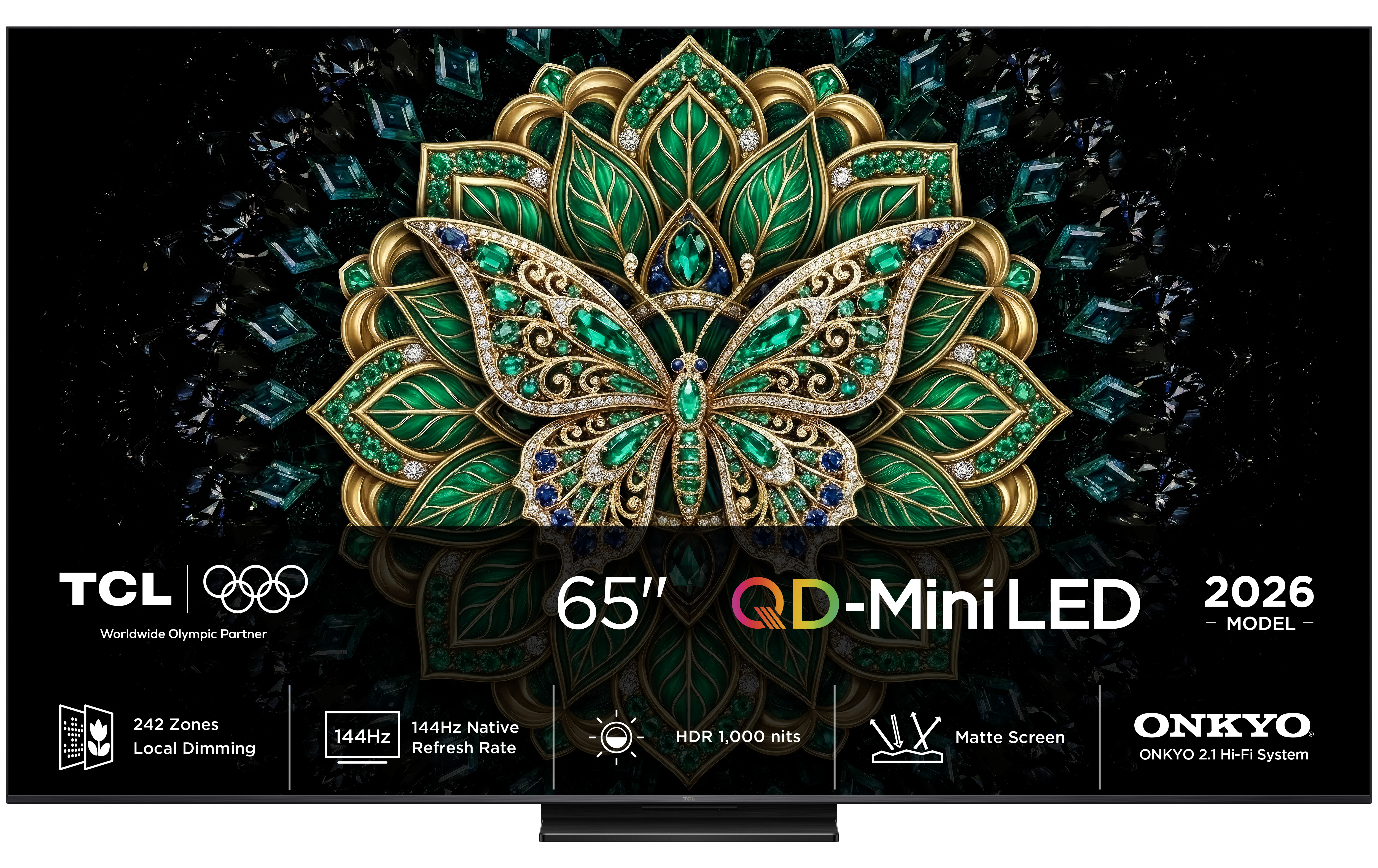 TCL 65" Televisio Mini LED 4K Dolby Vision 65C6K Pro