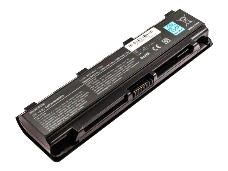 CoreParts - Akut ja paristot tietokoneelle (saatavana: Toshiba PA5108U-1BRS, Toshiba PABAS271, Toshiba PA5109U-1BRS, Toshiba PABAS272, Toshiba PABAS273, Toshiba PA5110U-1BRS) - 6-soluinen - 4400 mAh - 48 Wh - seuraaviin tuotteisiin: Dynabook Satellite Pro C40 Tecra A50 Toshiba C40 Qosmio X70 Sat