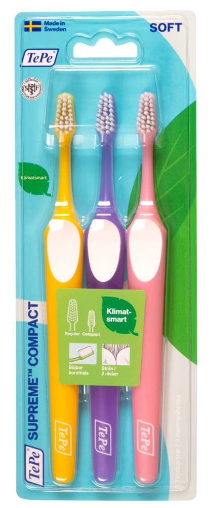 TePe hammasharja Supreme Compact Soft 3 kpl