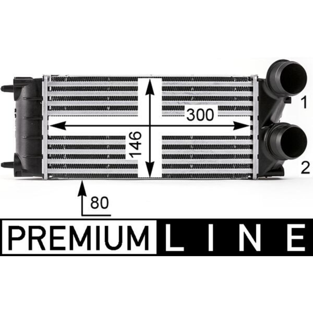 Välijäähdytin MAHLE CI 528 000P
