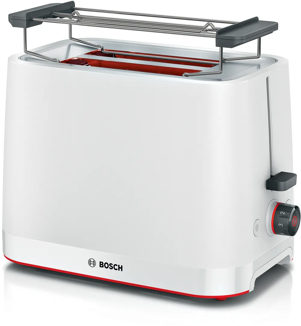 Bosch Brödrost TAT3M121 Vit 950W Bagels Funktion