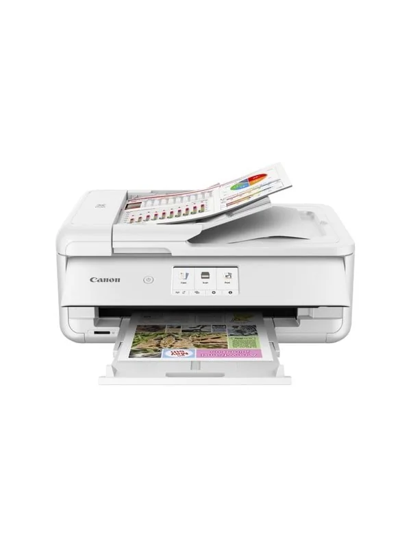 CANON PIXMA TS9551Ca Inkjet Multifunction Printer 8ppm White A3