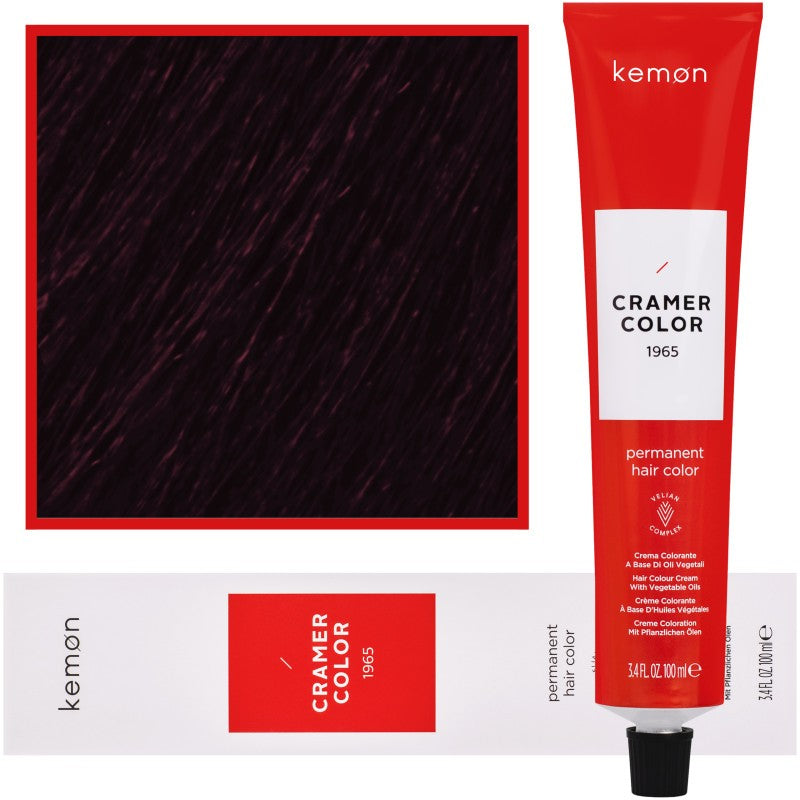 Hiusväri Kemon Cramer Color 100ml 4,77 | Intensiivinen violetti kastanja