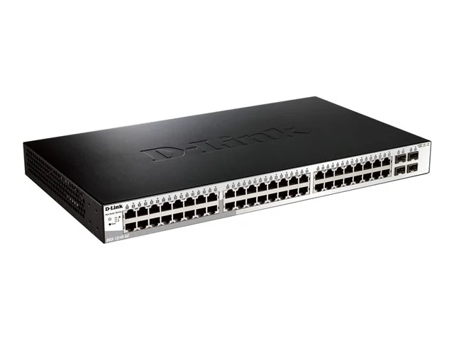 D-Link DGS-1210-52/E - Hallittava Gigabit-kytkin, Musta