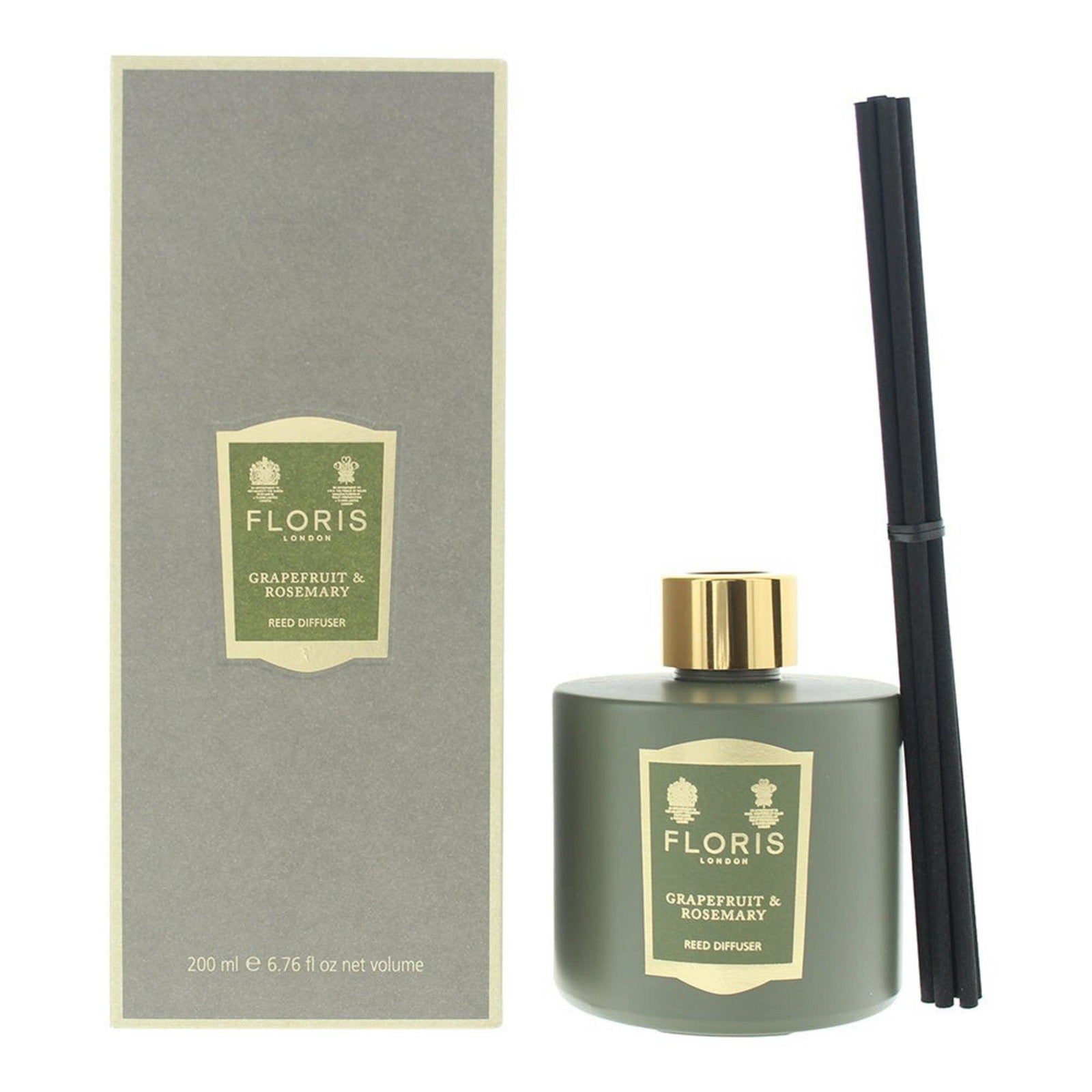 Floris of london Greippi- ja Rosmariini -aromihuonetuoksu tikuilla 200 ml