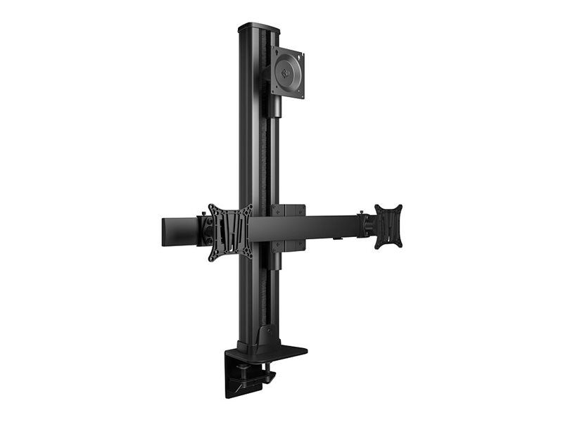 Multibrackets M mounting kit - vertical - for 3 LCD displays - black - Max 45 kg - recommended for 24"-50"