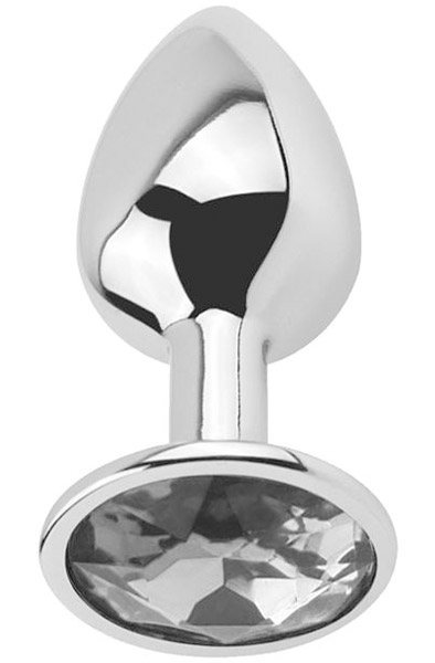 Afterdark White Diamond Anal Plug L Anaalitappi metallia
