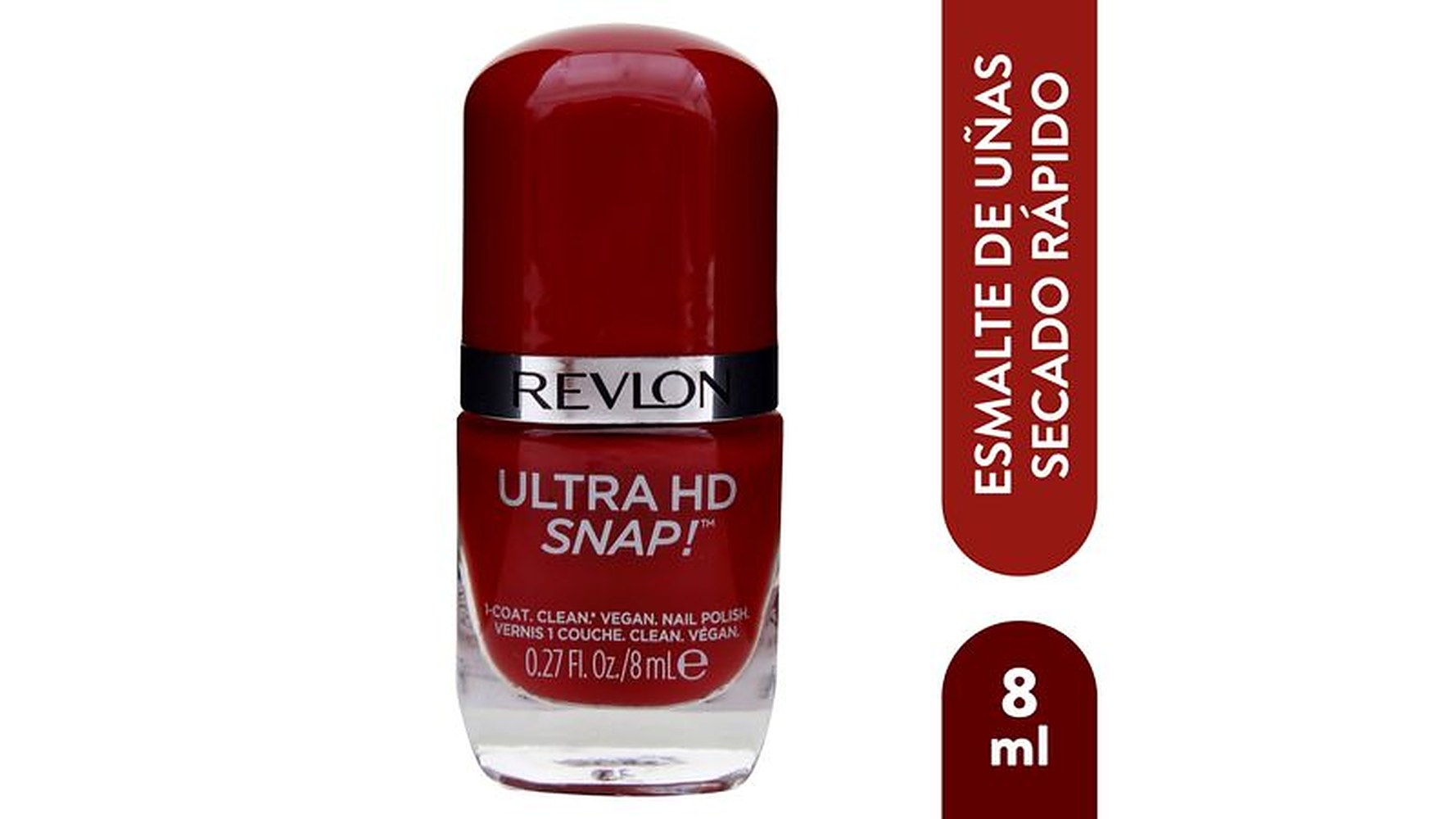 Revlon Ultra HD Snap kynsilakka 014-Red ja Real 8ml