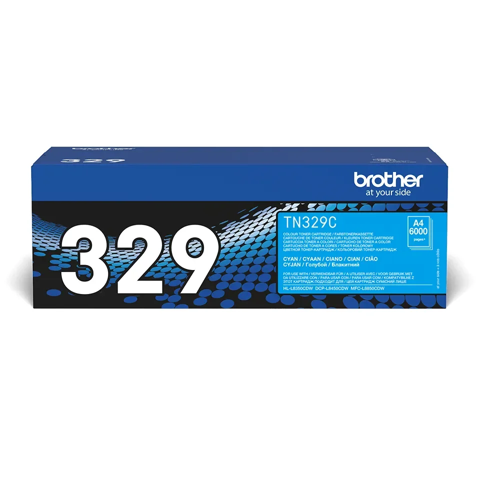 Brother TN-329C Korkea riittoisuus -laservärikasetti, syaani
