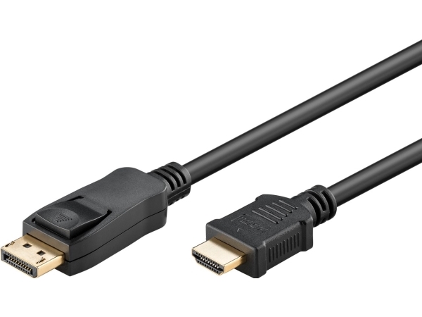 Pro DisplayPort 1.2 - HDMI 2.0 - 1m - Musta