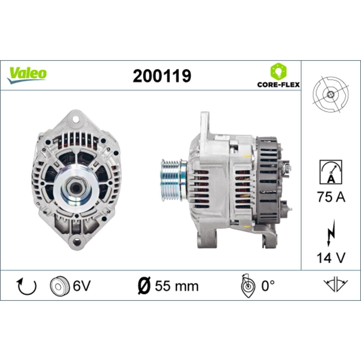 Laturi VALEO 200119