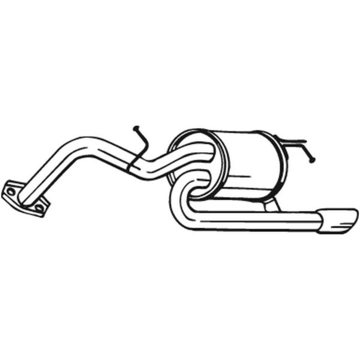 Takaäänenvaimentaja BOSAL 228-407