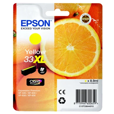 Epson Epson 33XL Mustepatruuna Keltainen T3364 Vastaa: N/A