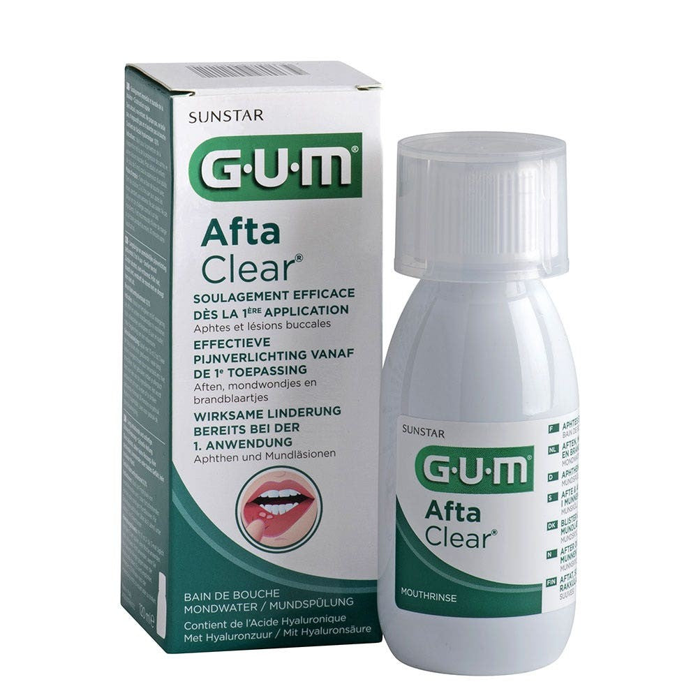 Gum AftaClear suuvesi aphthae and buccal leesions 120ml