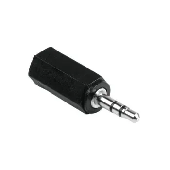 Hama 3.5mm-2.5mm -audioadapteri, musta